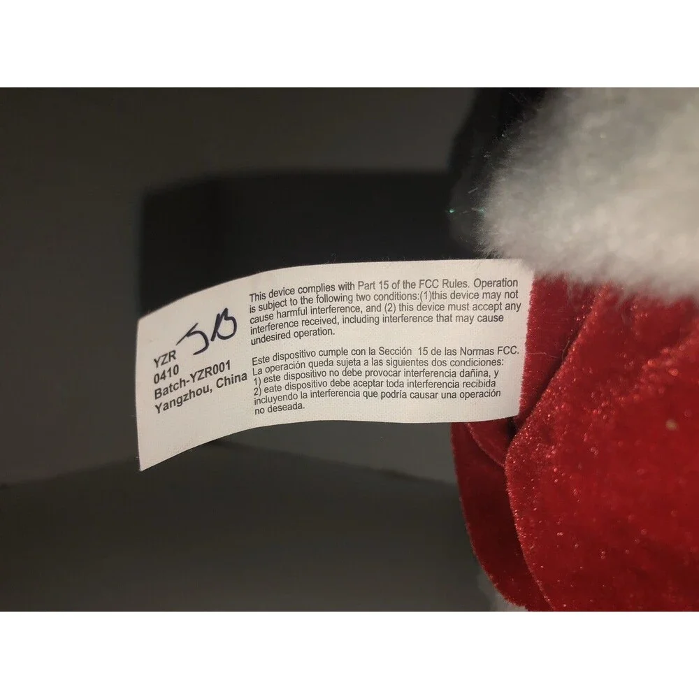 Gemmy Santa Claus Animated Dancing 13” Plush Christmas Cha Cha Slide SEE VIDEO
